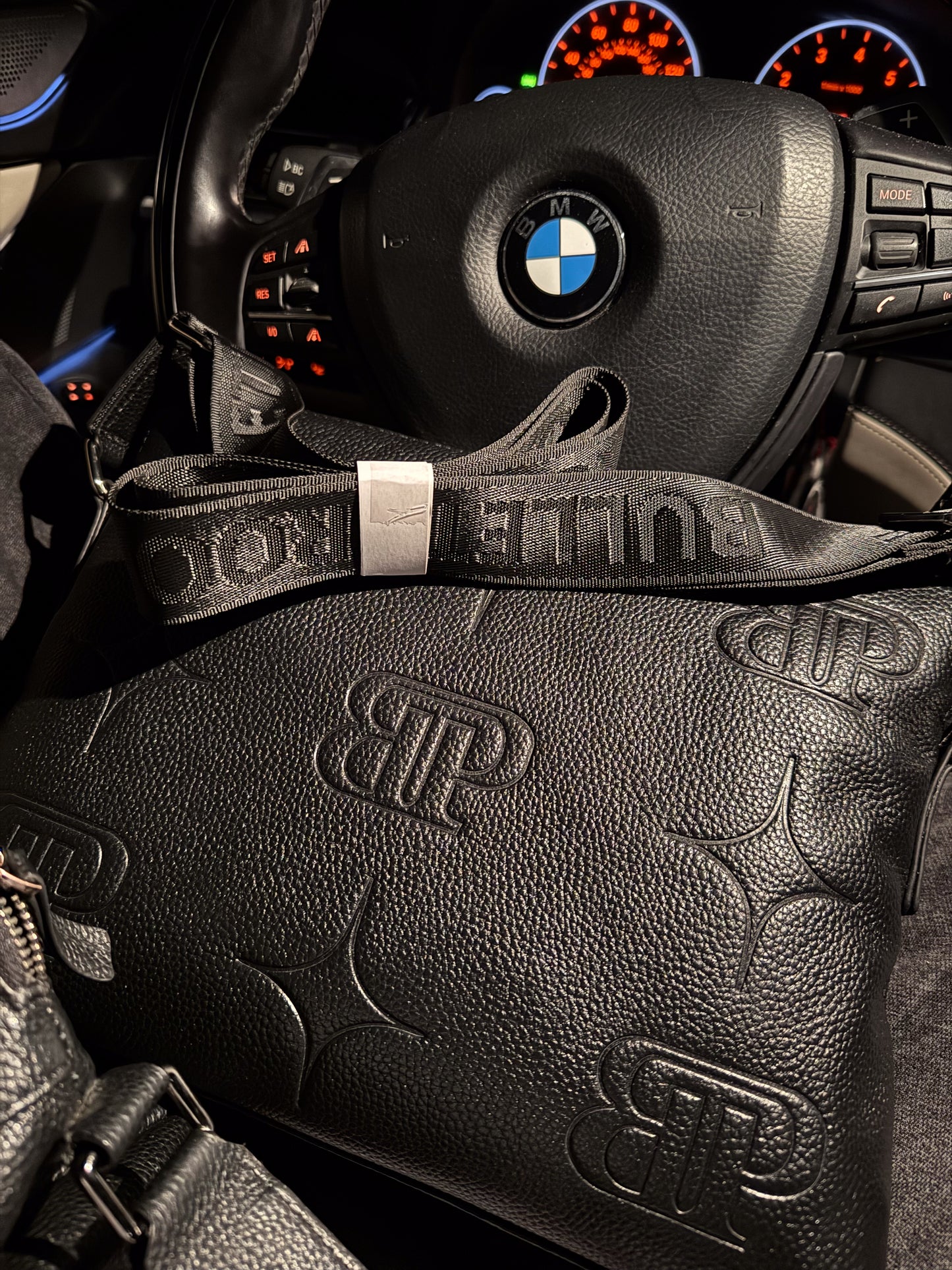 Leather BP Messenger Bag