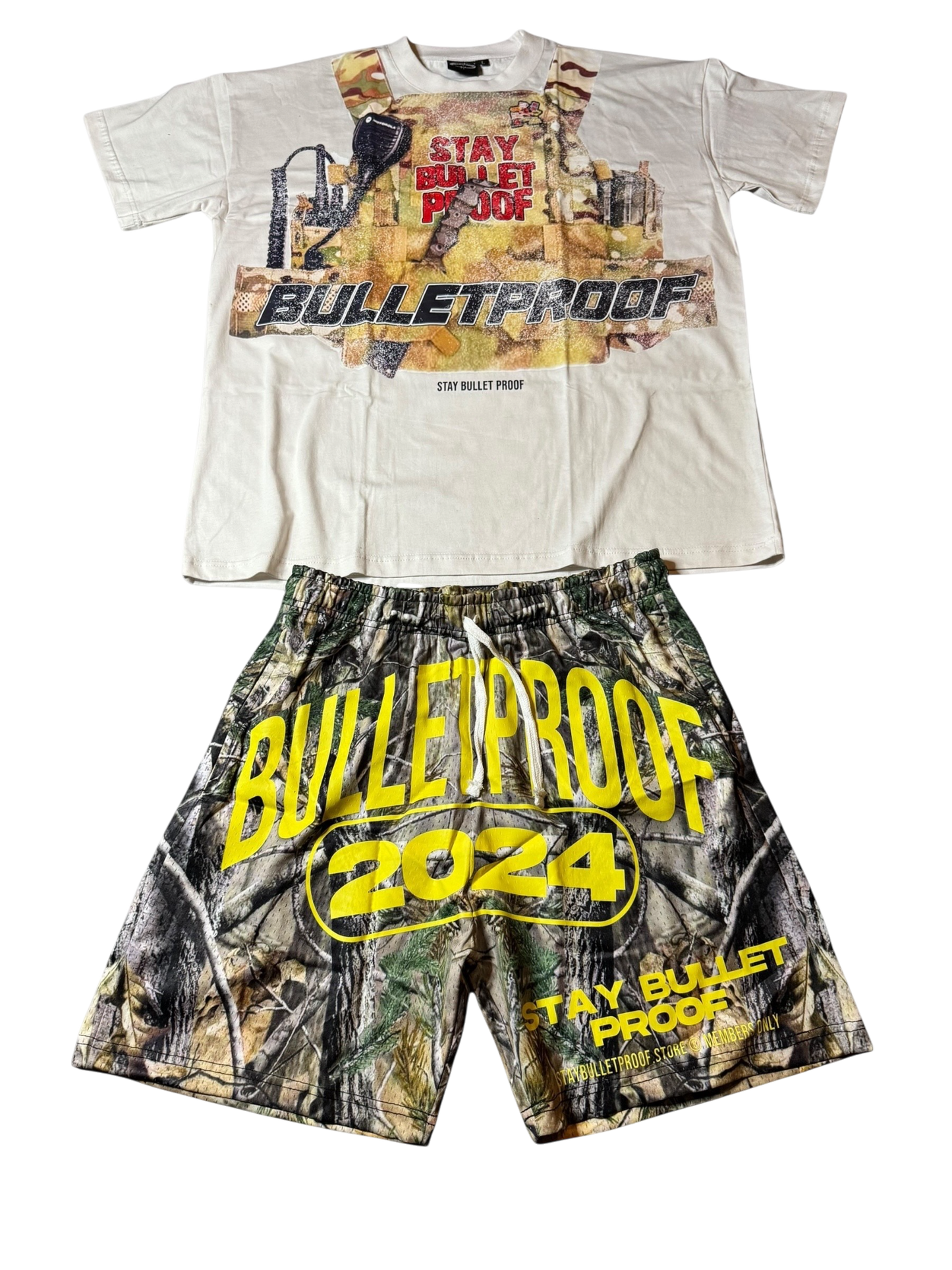 Vest & Camo T Set
