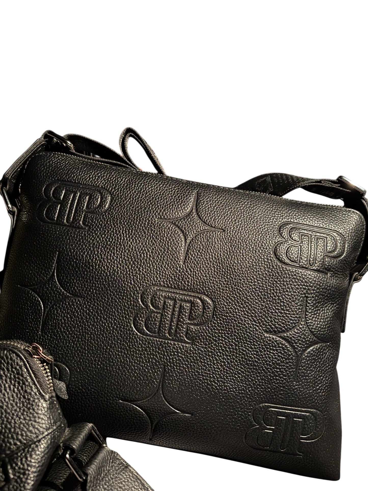 Leather BP Messenger Bag