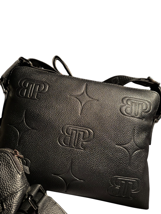 Leather BP Messenger Bag