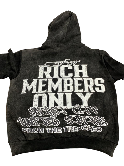 "RICH MEMBERS ONLY" HOODIE (1pc)